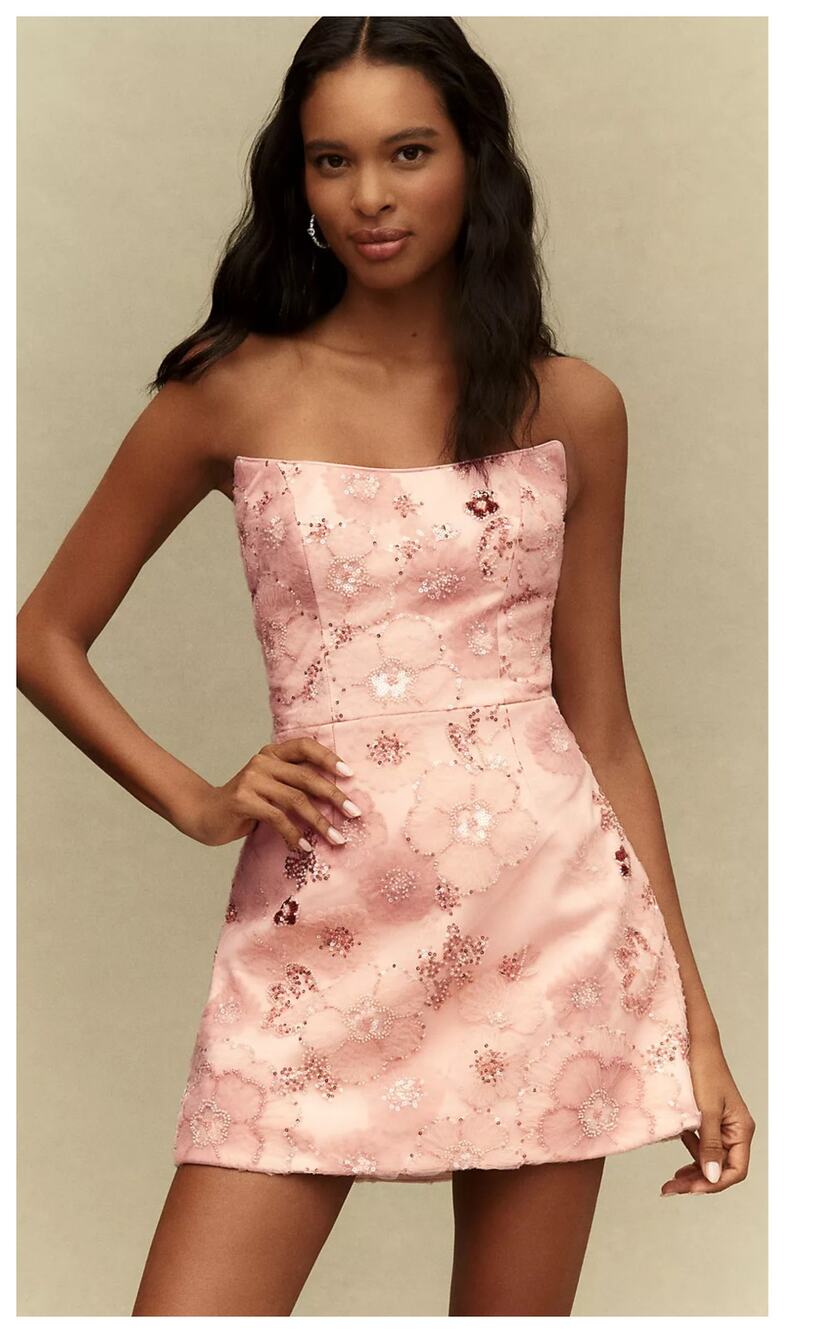 NEW Dress The Population Amity Sleeveless Sequin Mini Dress Size XXL